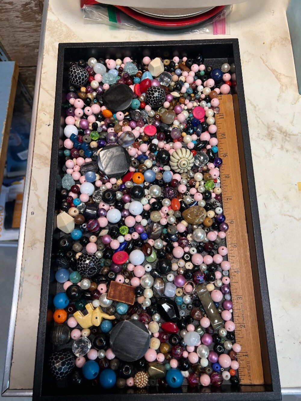 1+ Pound Acrylic Craft Bead Mix